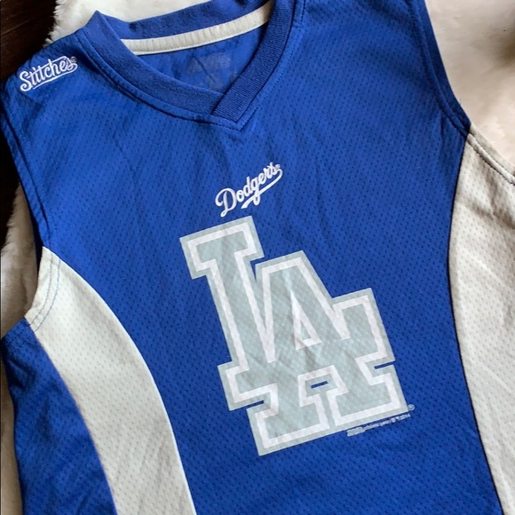 stitches Dodgers L.A. muscle shirt - Picture 2 of 7